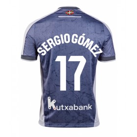 Real Sociedad Sergio Gomez #17 Borte skjorte 2025-26 Kortermet